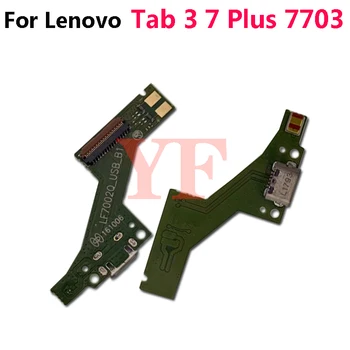 Для Lenovo tab3 7plus TB-7703n/f tab 3 7 plus USB зарядная пластина Соединительная плата Гибкий кабель Запасные части