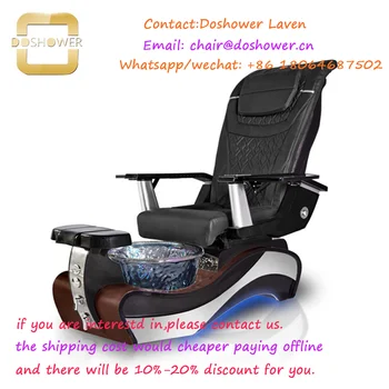 Педикюрные кресла со светодиодной подсветкой, роскошные современные с педикюрным креслом и маникюрным столом, набор для оптовых педикюрных кресел