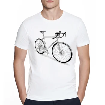 Велосипеды, на которых я езжу, Крутая футболка, Популярный мачо, ездящий на шоссейном велосипеде, Мужские футболки, мужская футболка в стиле хип-хоп с коротким рукавом