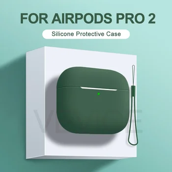 Для Airpods Pro 2 Чехол для наушников Защитная кожа силиконовый чехол для Apple AirPods Pro 2 чехлы Аксессуары для наушников 2 поколения