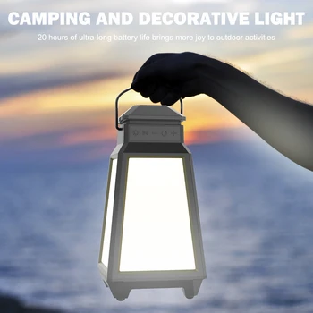 Портативное Освещение Подвесной светильник Беспроводной Bluetooth Динамик Для кемпинга Вечеринки на открытом воздухе Бытовая Градиентная Атмосферная лампа TWS