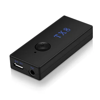 Беспроводной Bluetooth-ключ 2 в 1 Музыкальный аудиопередатчик Приемник Адаптер 3,5 мм Стерео аудиокабель для телевизора Планшета MP3 АВТОМОБИЛЯ