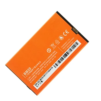 1x 100% Новый аккумулятор емкостью 2000 мАч для Xiaomi Mi2S Mi2 M2 Mi 2 BM20 Baterij Аккумуляторы для смартфонов
