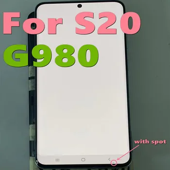 Оригинал, используемый для Samsung Galaxy S20 LCD G980, G980F, G980F/ DS Оригинальный дисплей с пятнами и прожогами