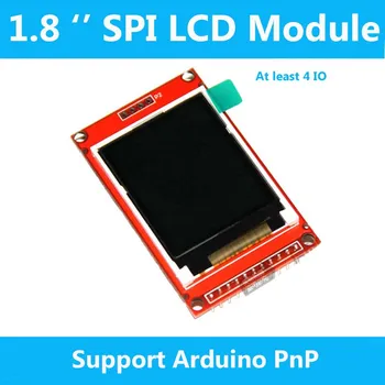 Новый 1,8-дюймовый полноцветный модуль ST7735 с 4 последовательными вводами-выводами SPI 128x160 TFT LCD дисплеем для демонстрации Arduino UNO