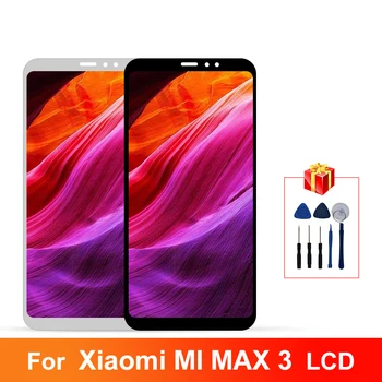 6,9-дюймовый ЖК-дисплей для Xiaomi MI MAX 3, сенсорный дигитайзер, Запасные части для XIAOMI Max 3, дисплей с рамкой в сборе