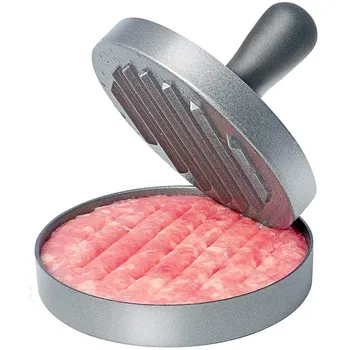Высококачественная круглая форма для гамбургеров алюминиевый сплав для гамбургеров Мясо Говядина Гриль Пресс для бургеров Кухонная форма для еды пресс для бургеров