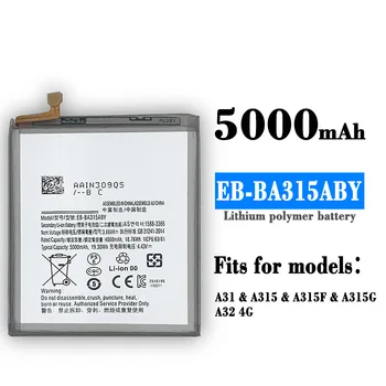Оригинальный Аккумулятор EB-BA315ABY 5000 мАч для SAMSUNG Galaxy A31 2020 Edition A315 SM-A315F/DS SM-A315G/DS Аккумуляторы + Инструменты