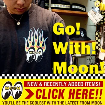 Футболка Moon Оверсайз для мужчин, одежда Mooneyes Rat Fink, Японские весенние мотоциклетные футболки для женщин, новая футболка omori 2023 года выпуска