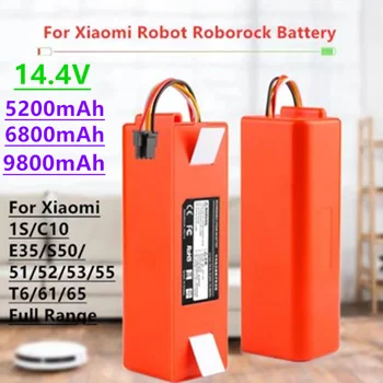 Robotic staubsauger Ersatz Batterie für Xiaomi Roboter Roborock S50 S51 S55 Zubehör Ersatzteile li-ion akku 5200mAh
