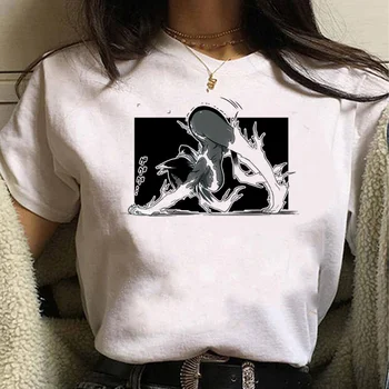 Отбеливающая футболка женская аниме футболка женская манга одежда